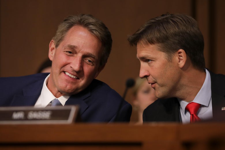 Sens. Jeff Flake and Ben Sasse